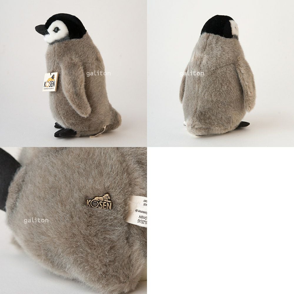 ケーセン Koesen ぬいぐるみ 皇帝ペンギンの子 |木のおもちゃ がりとん