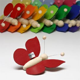 キーナー Kiener キーナー蝶（大） ワインレッド