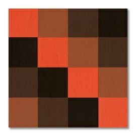 童具館 ケルンモザイク45四角A5(正方形 橙清濁色)