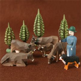 クリスティアンヴェルナー Christian Werner わっぱ入 牧場(小)茶 |木