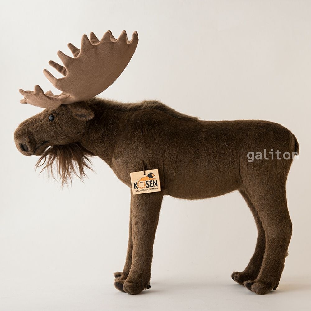 ヘラジカぬいぐるみ   クリスマス  ぬいぐるみ Qoo10] 22cmクリスマスのヘラジカのぬいぐるみ