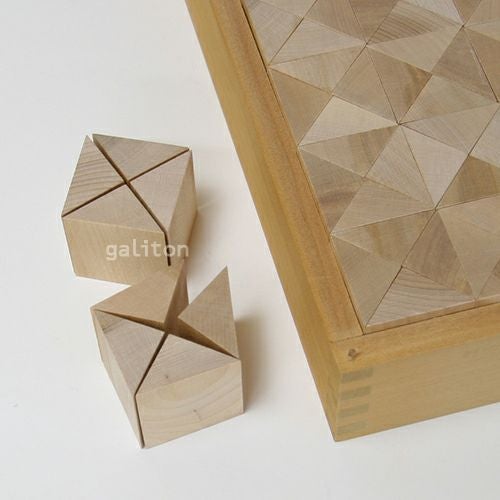 童具館 ワクブロック WAKU-BLOCK45 G10(直角二等辺三角柱 1/2