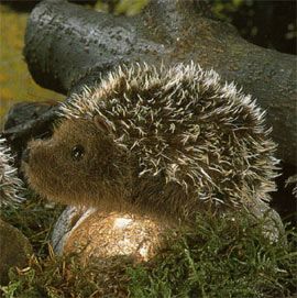ケーセン Koesen ぬいぐるみ モヘアハリネズミ（大）