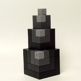 ネフ社 Naef キュービックス モノクロ |木のおもちゃ がりとん