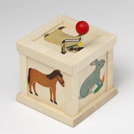 キーナー手まわしオルゴール 動物