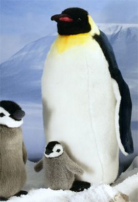ケーセン Koesen ぬいぐるみ 皇帝ペンギン(大) EMPEROR PENGUIN |木の