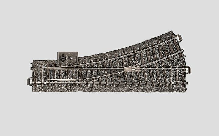 maerklin/メルクリン 24611 ポイントレール Left 188.3mm R2 24.3°for HO