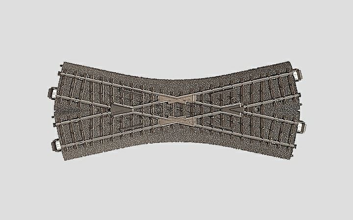 maerklin/メルクリン 24640 クロスレール 188.3mm 24.3°for HO |木の