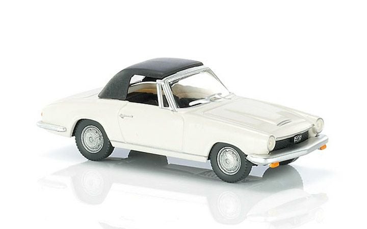 ヴィーキング Wiking 018699 1/87 グラース 1700GT cabriolet closed white with black roof