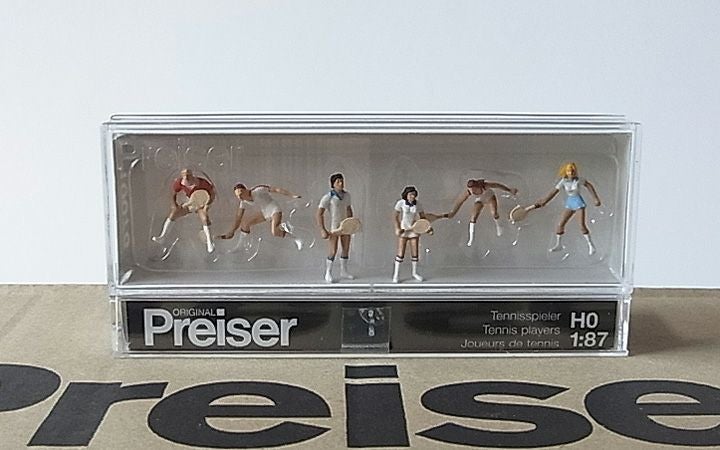 Preiser/プライザー 10078 HO 1/87 テニスプレーヤー