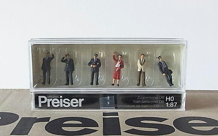 Preiser/プライザー 10237 HO 1/87 列車乗務員 DB