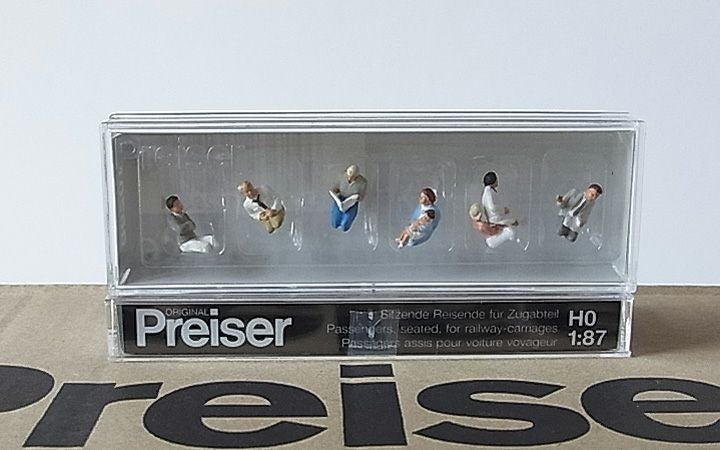 Preiser/プライザー 10298 HO 1/87 列車の乗客