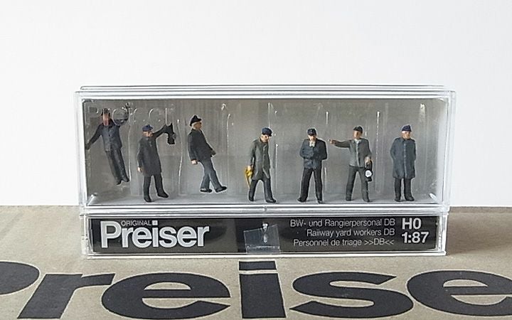 Preiser/プライザー 10409 HO 1/87 ヤード作業員 DB