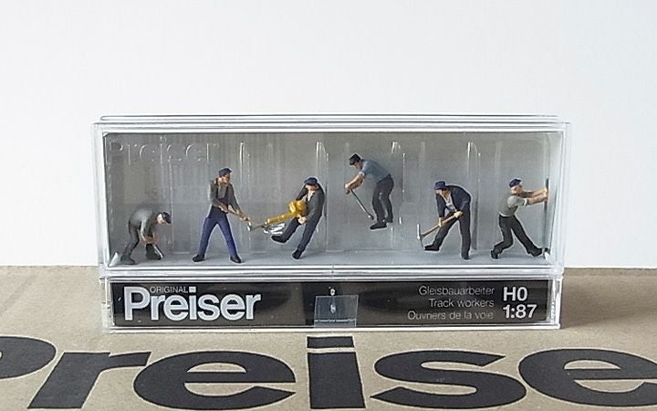 Preiser/プライザー 10418 HO 1/87 保線作業員