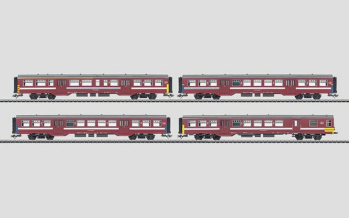 maerklin/メルクリン 43542 通勤客車4両セット SNCB/NMBS SerieM2
