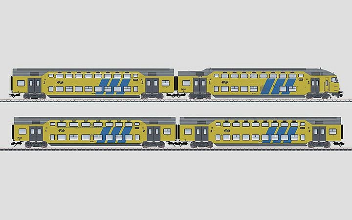 maerklin/メルクリン 43598 2階建客車4両セット NS DDM2/3-Bv DDM2/3-Abv DDM2/3-Bvk