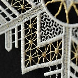 【xmas限定販売】 フェンスターレース クリスタル（大）ゴールド