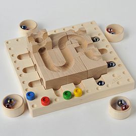 【木製・基尺5cm】Cuboro Tricky Ways 木のおもちゃ カルテット / cuboro トリッキーウェイ FASAL｜スイス