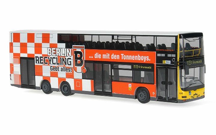 RIETZE AUTOMODELLE/リーツェ 67715 MAN Lion's City DL 07 Berlin Recycling