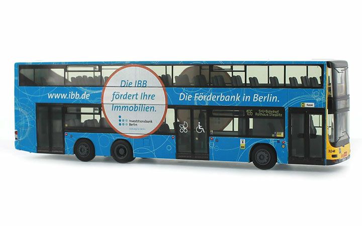 RIETZE AUTOMODELLE/リーツェ 67757 MAN Lion's City DL 07 IBB Forderbank Berlin