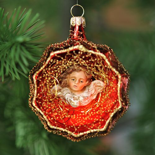【xmas限定販売】 ワイヤーグラスオーナメント 天使