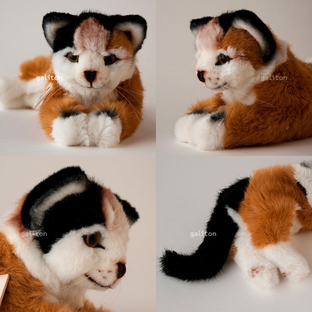 kosen (ケーセン)三毛　ねそべり猫 KOSENケーセン社 / 寝そべり猫(小)三毛 | wg-anne