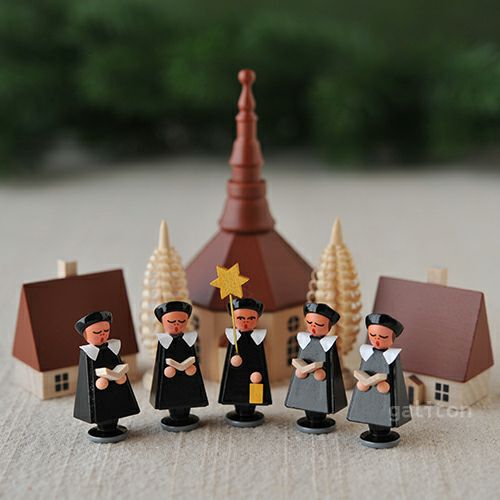 【xmas限定販売】 ザイフェン教会と聖歌隊 茶 204024