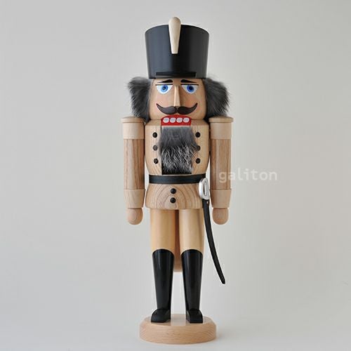 くるみ割り人形 ザイフェナーフォルクスクンスト Seiffener Volkskunst 軽騎兵 ナチュラル 112028