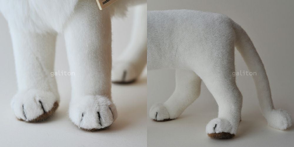 ケーセン Koesen ぬいぐるみ ホワイトライオン オス