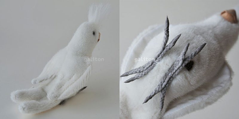 ケーセン Koesen ぬいぐるみ オカメインコ 白