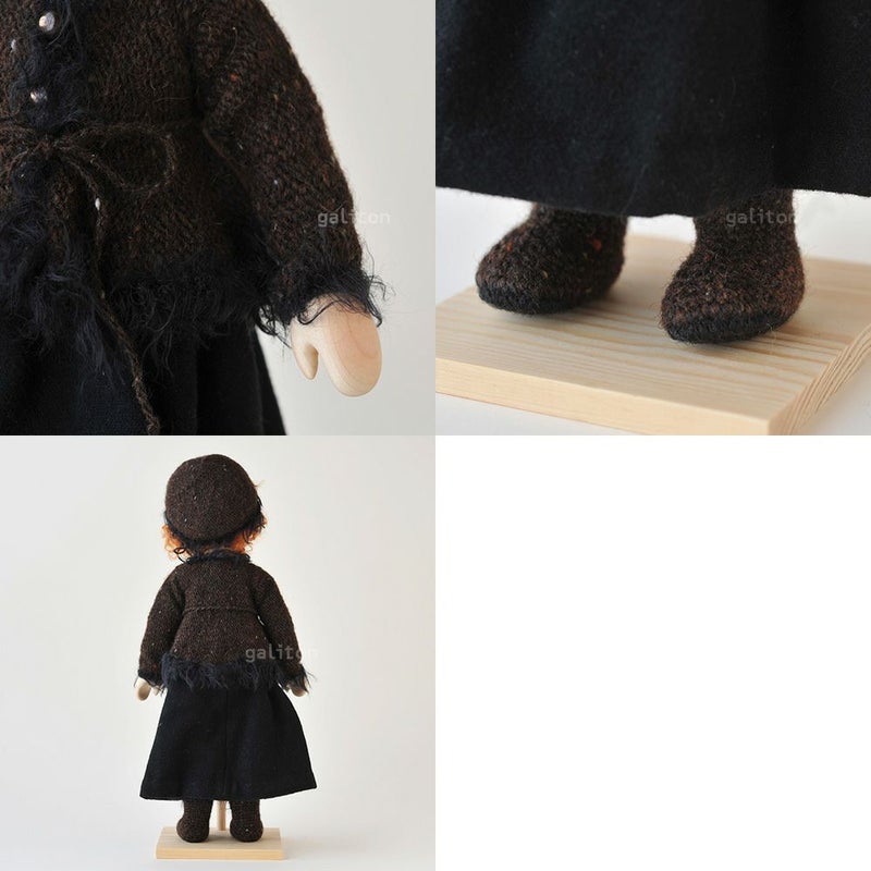 Elisabeth Pongratz ポングラッツ人形 オールウッド H284 黒ワンピース