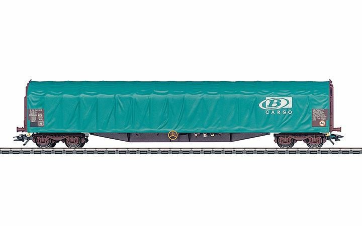 maerklin/メルクリン 47063 スライディングタープ貨車 SNCB Cargo Type Rils