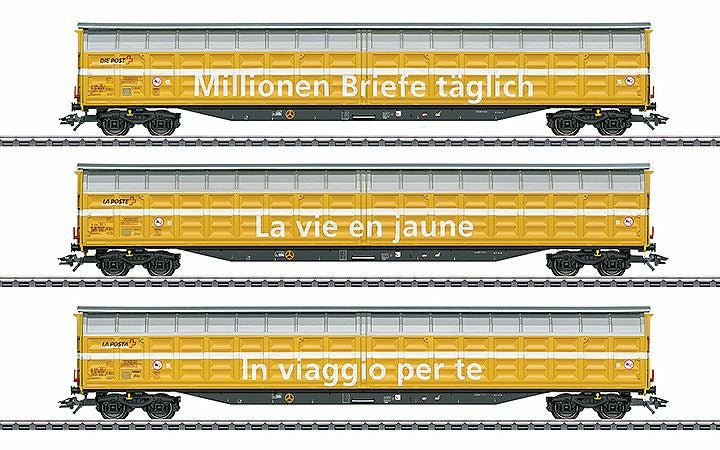 maerklin/メルクリン 48059 スライディングウォールボックス貨車3両セット type Habbiillnss