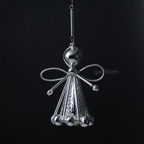 【xmas限定販売】 グラスビーズオーナメント 天使 628311