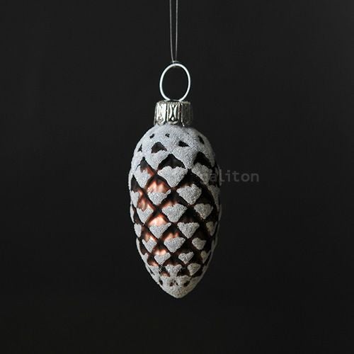 【xmas限定販売】 グラスオーナメント 松かさ（小）ブロンズ RM3159