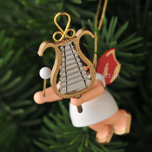 【xmas限定販売】《クリスマスオーナメント》 ウーリッヒ Uhlig 赤い羽根の天使 ベルリラ