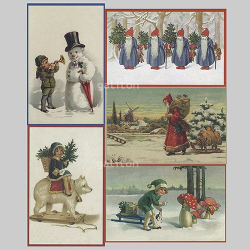 【xmas限定販売】 クリスマスポストカード5枚組E