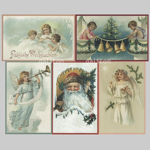 【xmas限定販売】 クリスマスポストカード5枚組F
