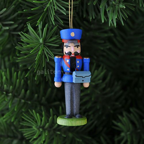 【xmas限定販売】《クリスマスオーナメント》 ミニくるみ割り 鉄道員