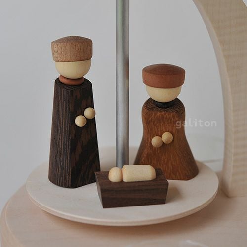 【xmas限定販売】 クリスマスピラミッド ザイフェナーフォルクスクンスト Seiffener Volkskunst キリスト聖誕