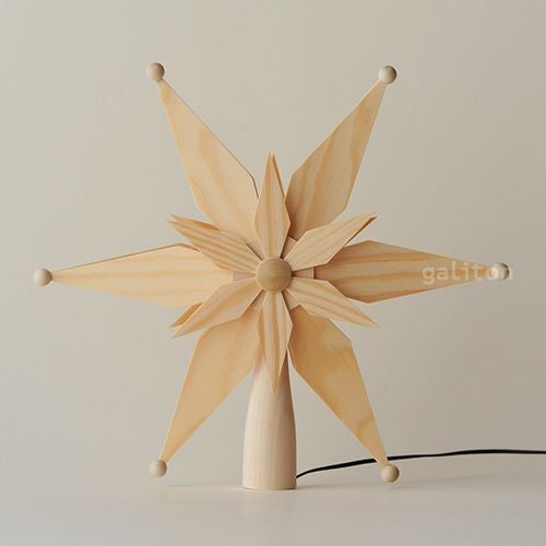 【xmas限定販売】 電球付ツリートップ 26cm 216015