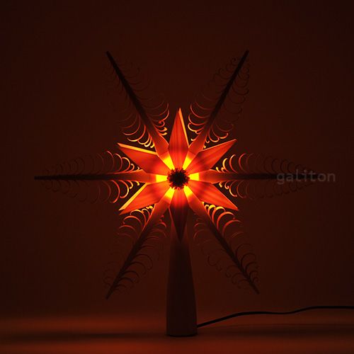 【xmas限定販売】 電球付ツリートップ 28cm 216016