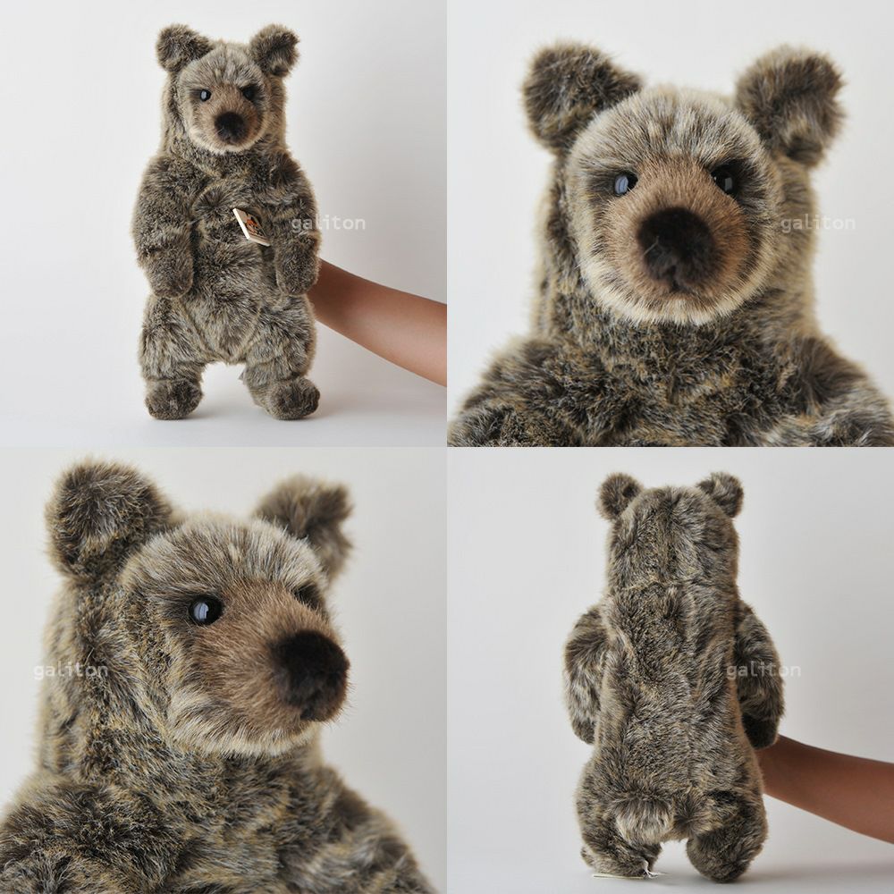 ケーセン Koesen ぬいぐるみ ソフトベア グリズリー（小） GRIZZLY