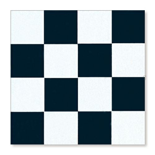 童具館 マグネットモザイク45四角A10（正方形 白・黒）