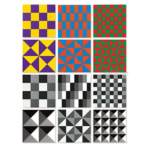 童具館 マグネットモザイク45四角AXセット