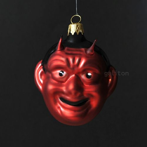 【xmas限定販売】 グラスオーナメント 従者クランプス 1066