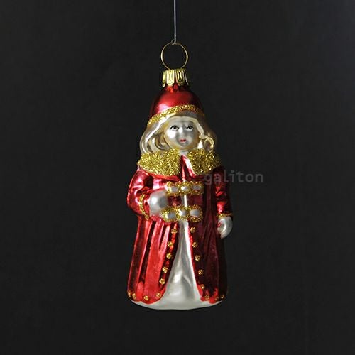 【xmas限定販売】 グラスオーナメント クリストキント赤 30022A