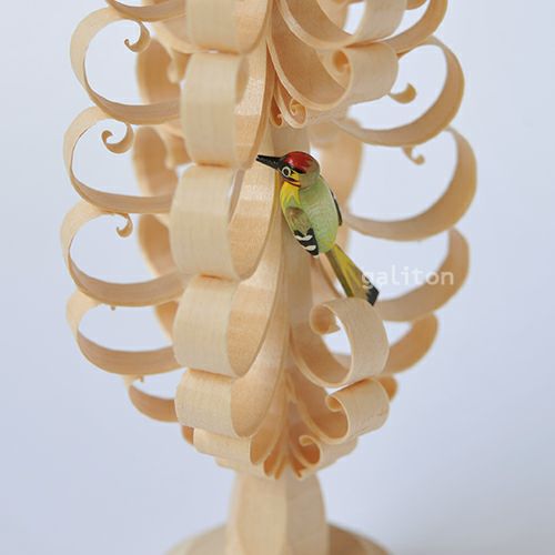 【xmas限定販売】 シュパンバウムとヨーロッパアオゲラ 25cm