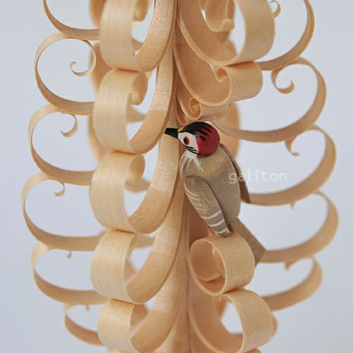 【xmas限定販売】 シュパンバウムとアカゲラ 30cm