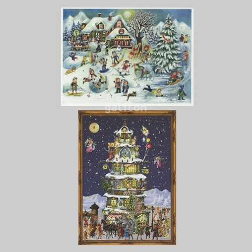 【xmas限定販売】 アドヴェントカード2枚組H